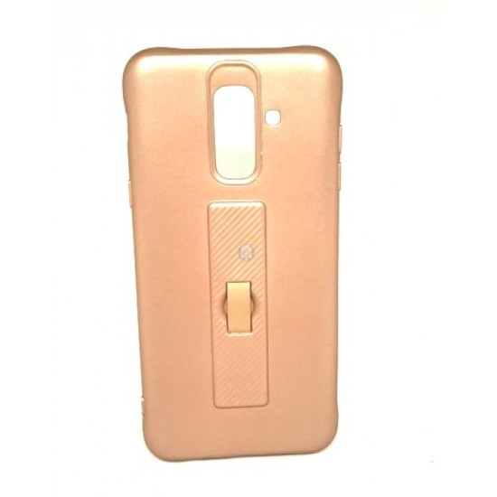 CAPA DE SILICONE MOTOMO COM ANEL DE DEDO PARA SAMSUNG S8 PLUS/G955 DOURADO